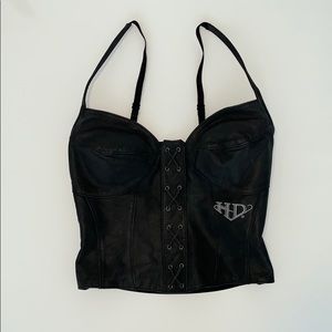 Women’s Harley Davidson Leather Top